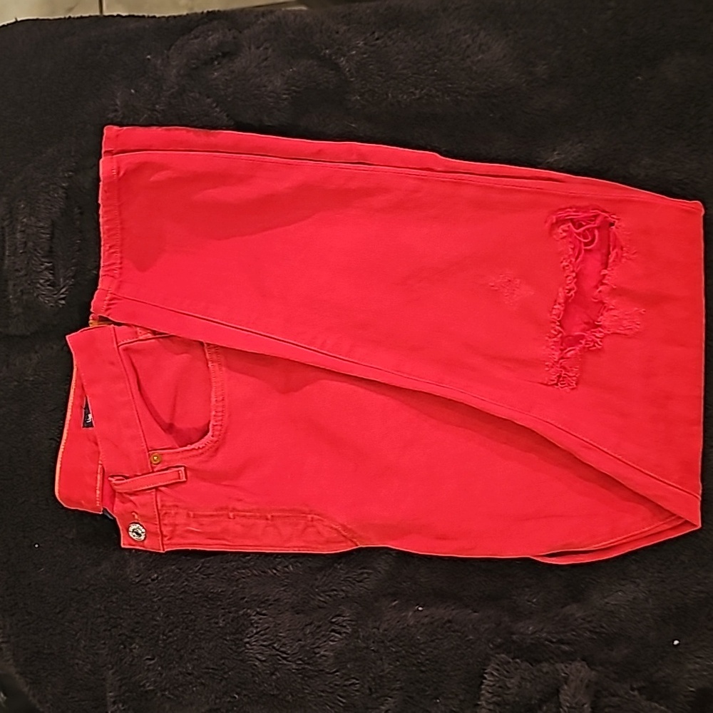 Red jeans - Picture 5 of 6